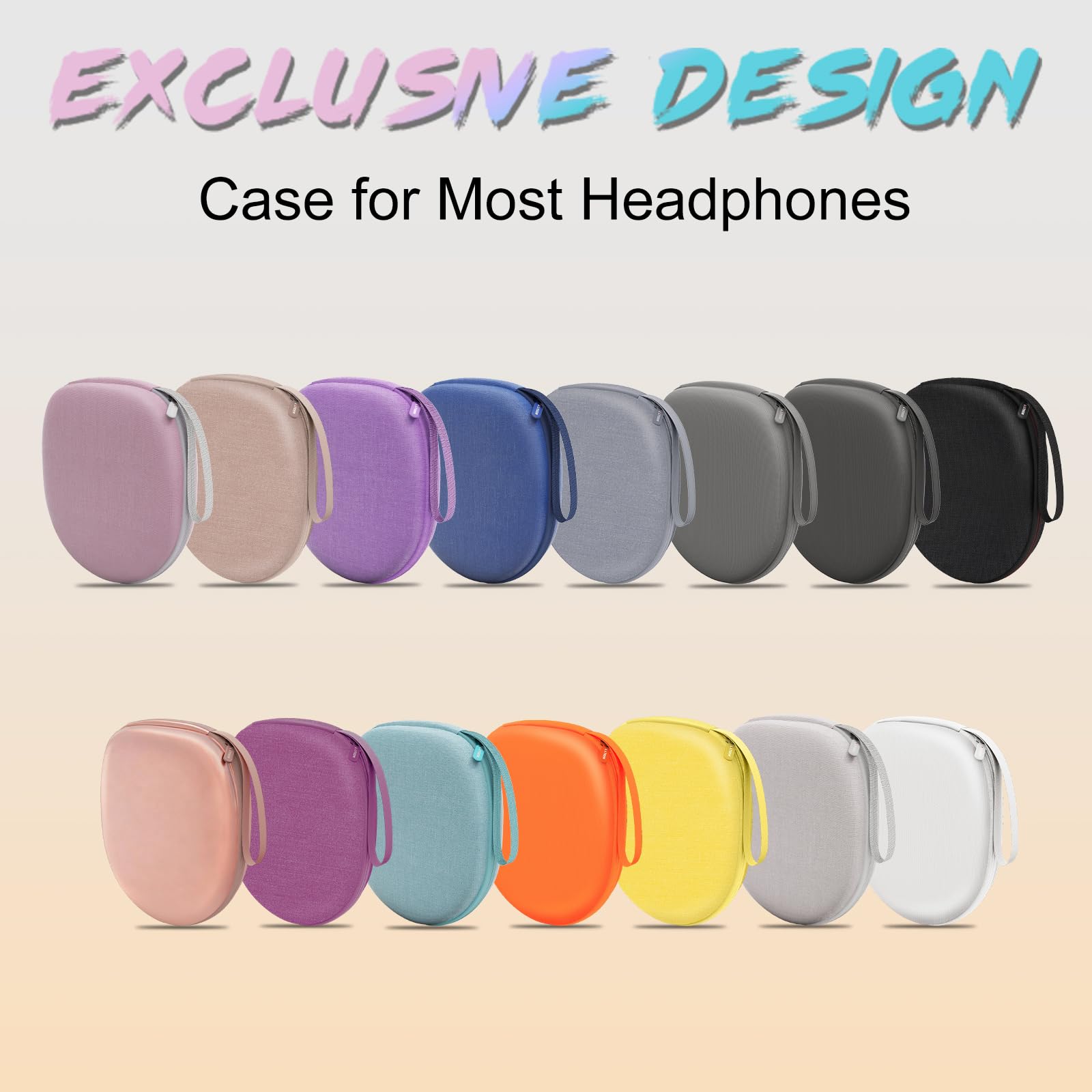 Hard Shell Travel Case for Wireless On-Ear Headphones