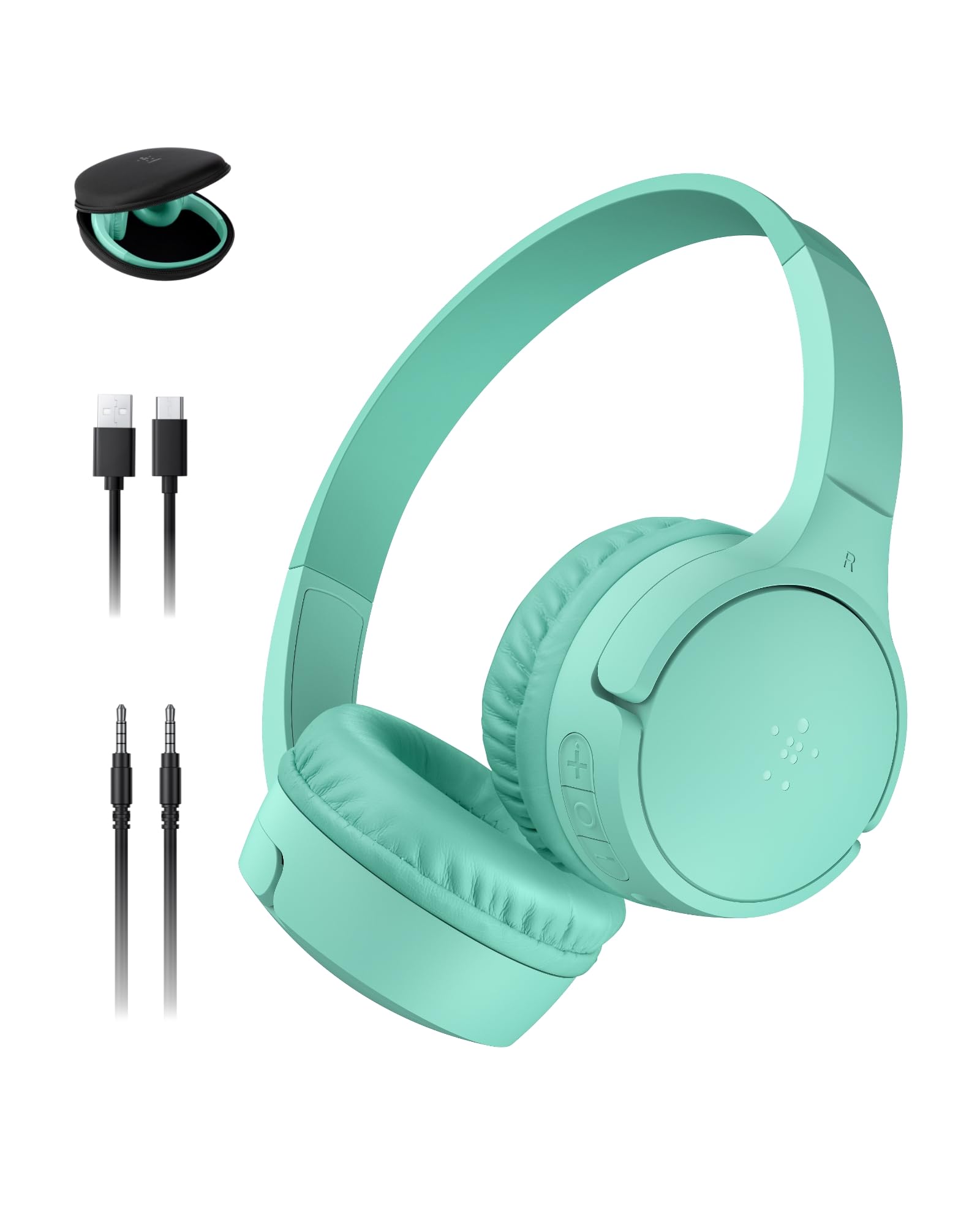 Kids Wired Headphones with Built-In Microphone