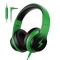 Kids Wired Over-Ear Headphones with Mic and Volume Limit