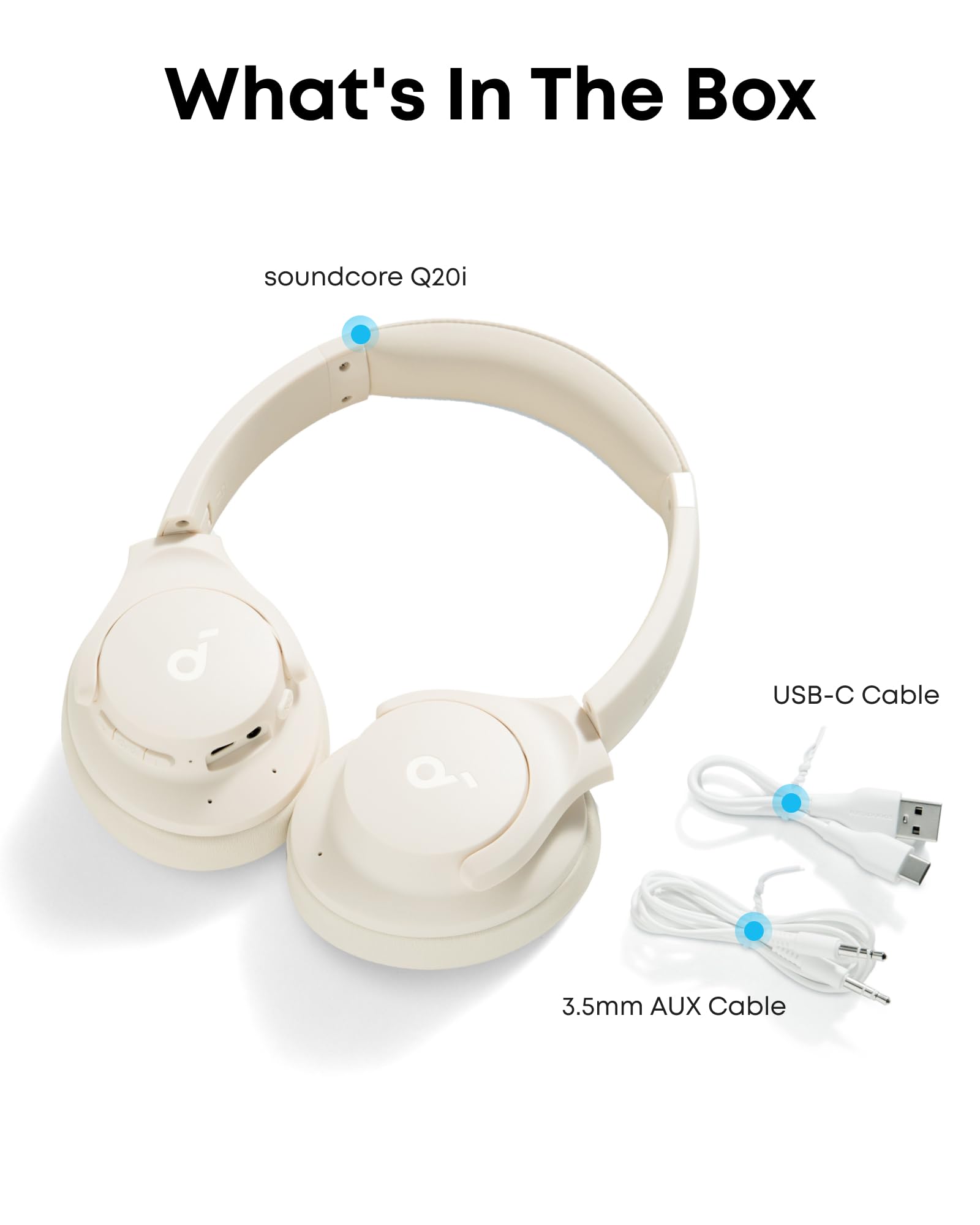 soundcore Q20i over ear wireless headphones