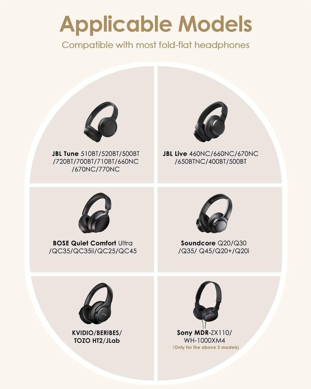 Hard Shell Headphone Travel Case with PU Pocket Organizer