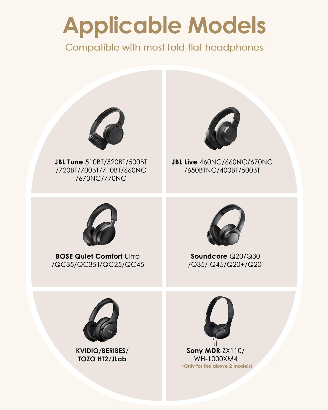 Hard Shell Headphone Travel Case with PU Pocket Organizer