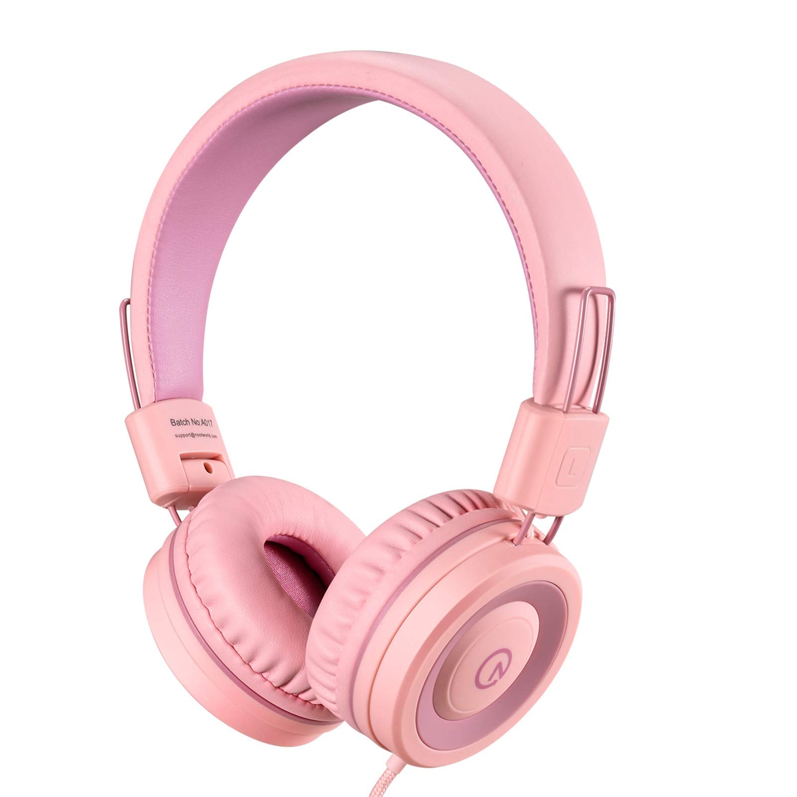 Kids Foldable Wired On-Ear Headphones with 3.5mm Jack