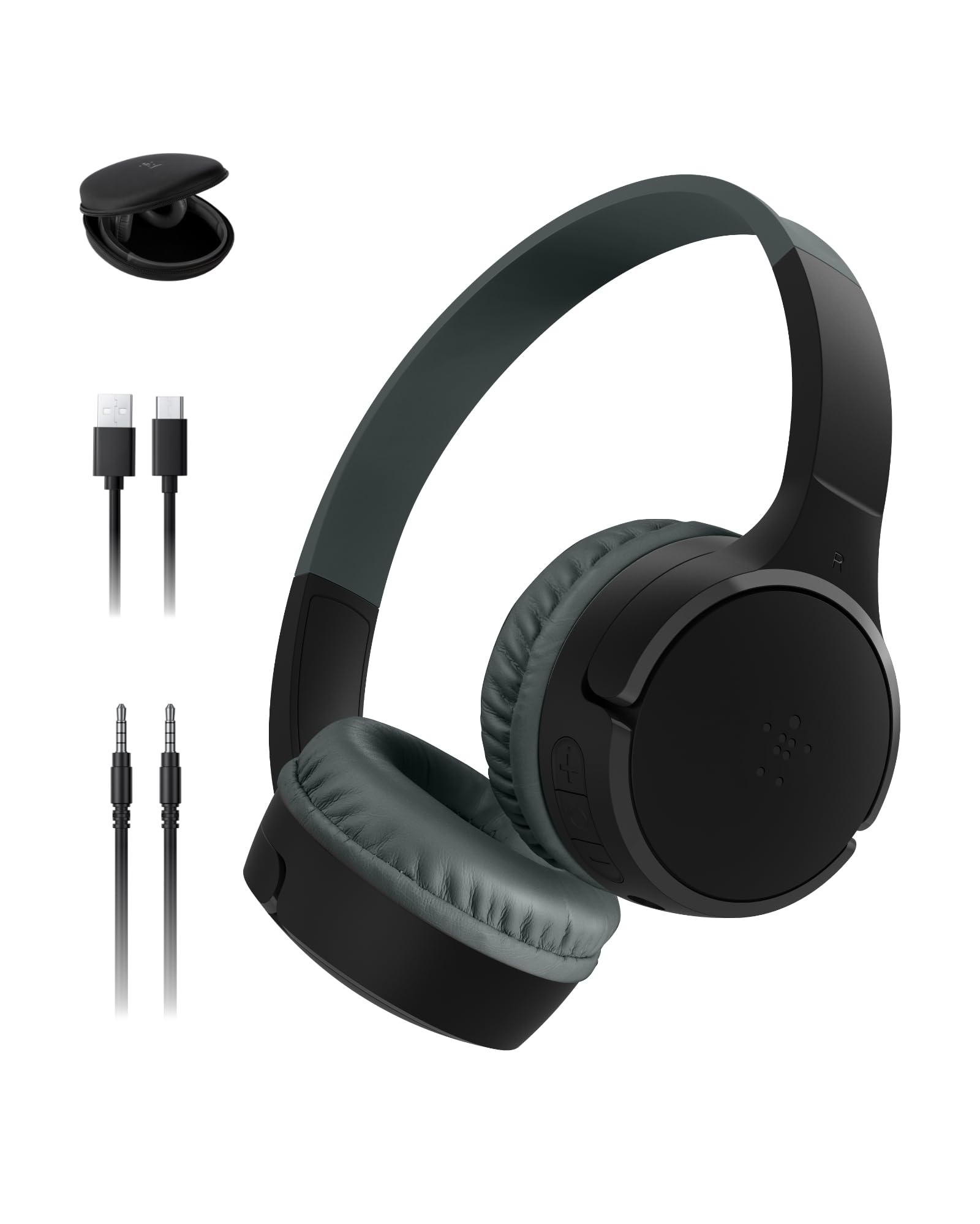 Kids Wired Headphones with Built-In Microphone