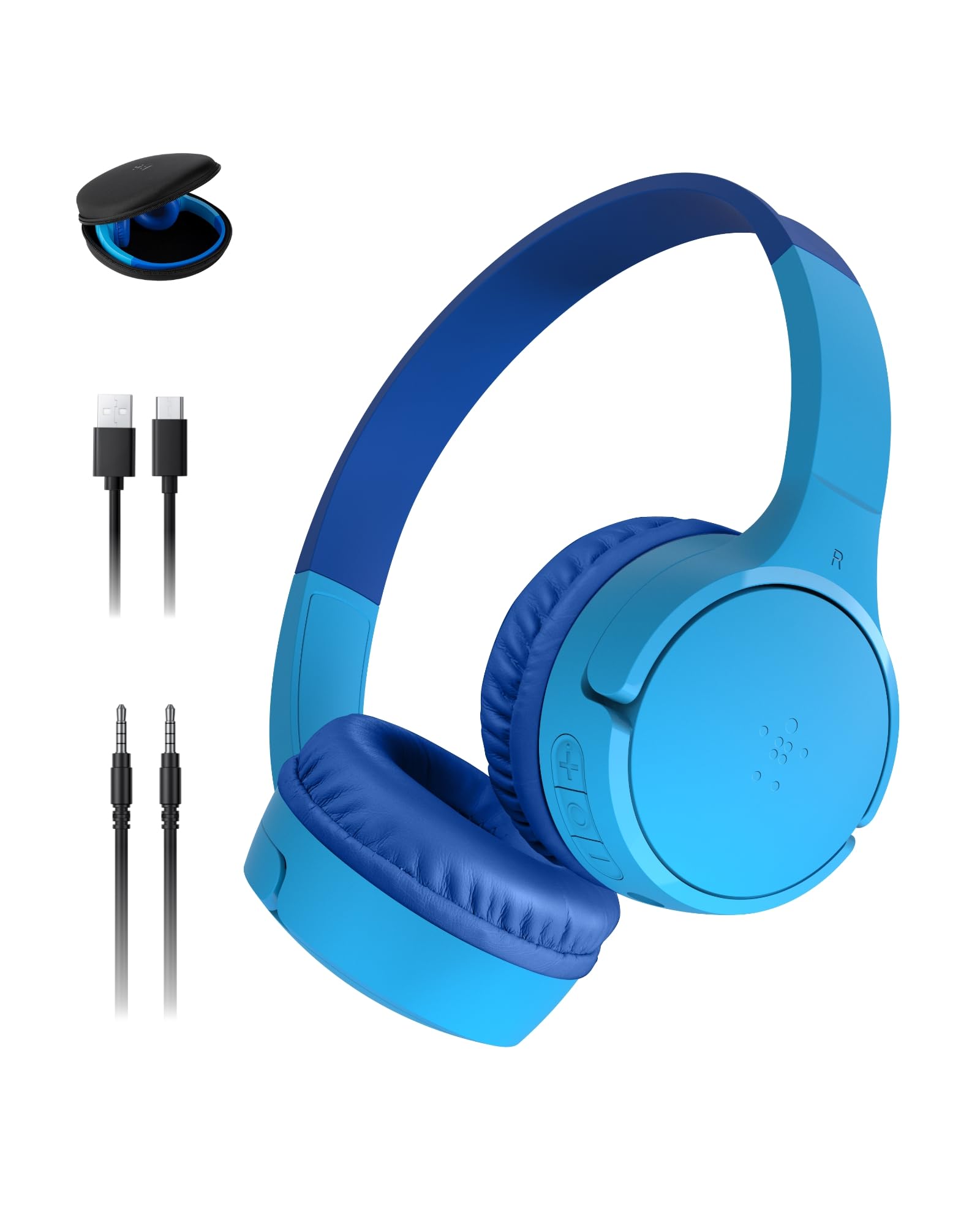 Kids Wired Headphones with Built-In Microphone