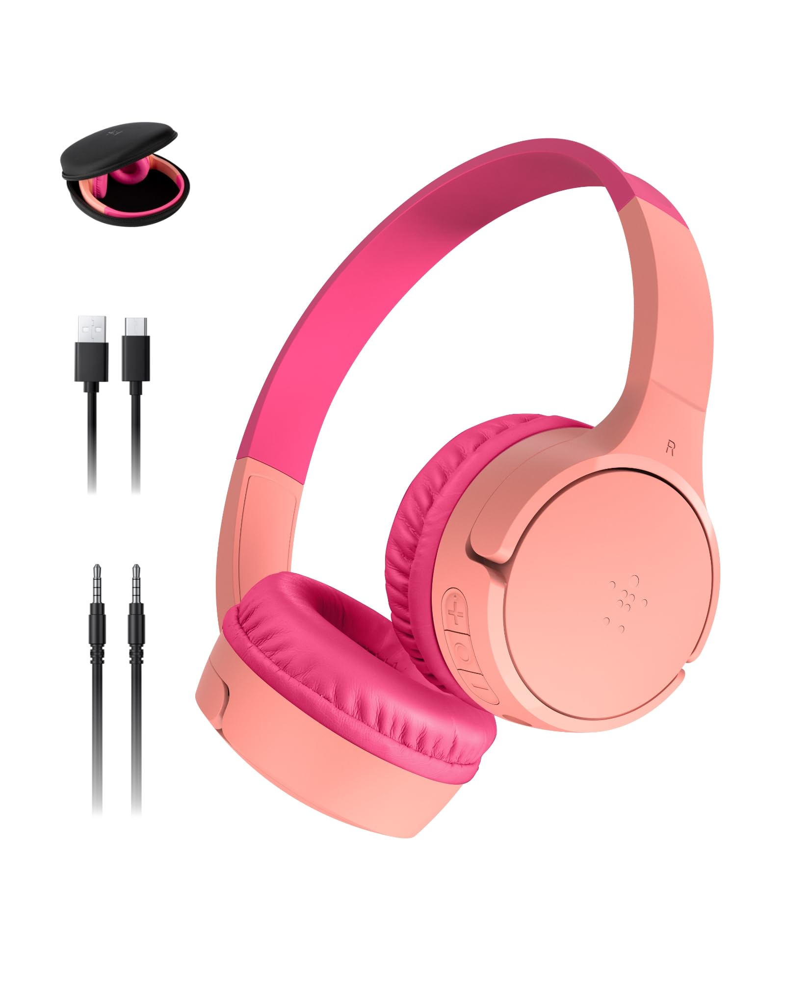 Kids Wired Headphones with Built-In Microphone