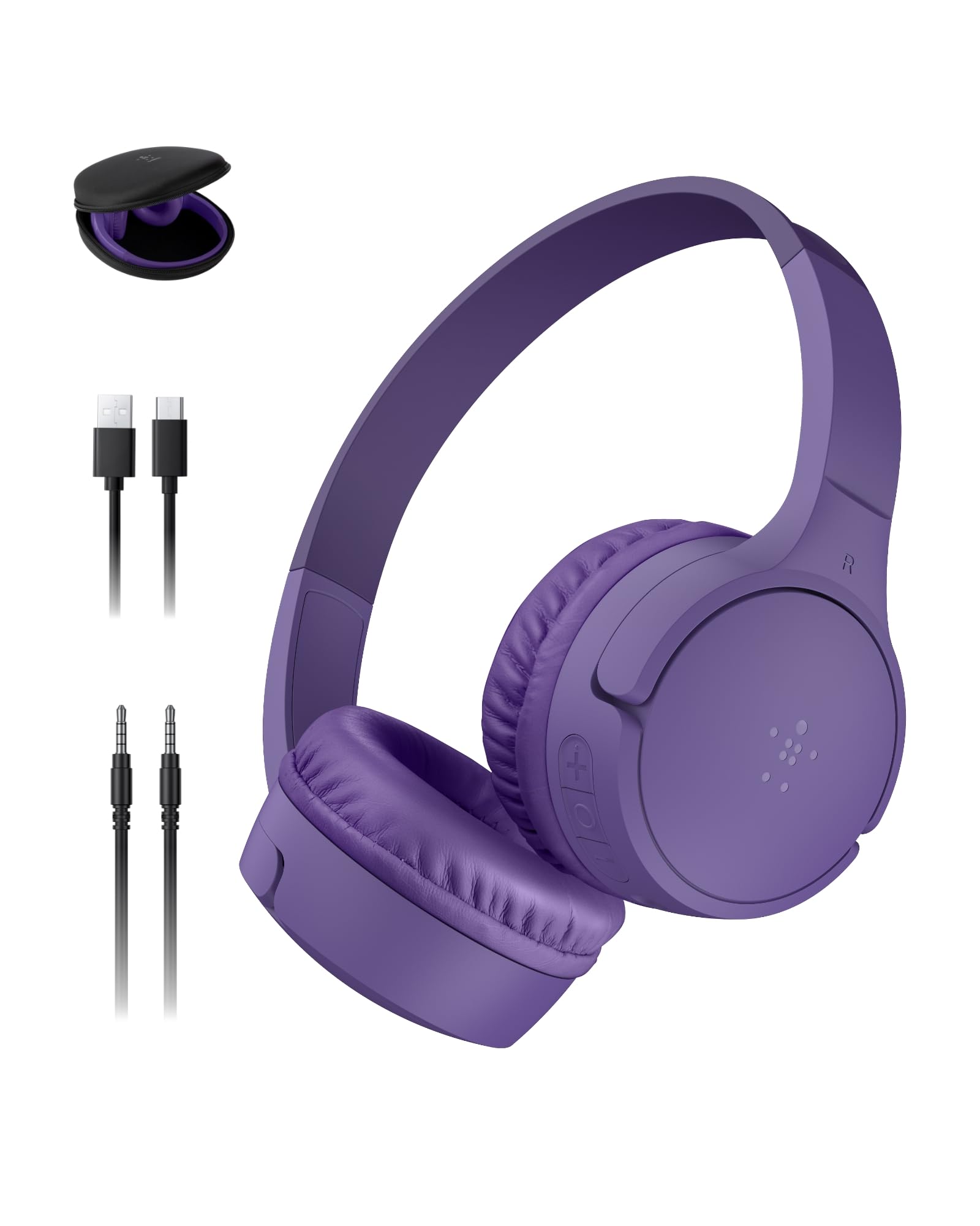Kids Wired Headphones with Built-In Microphone