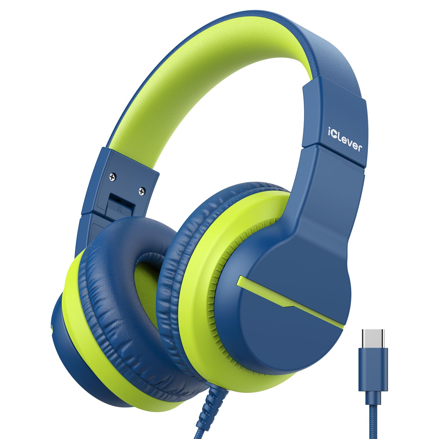 Kids Over-Ear Headphones with Mic and Safe Volume Limit