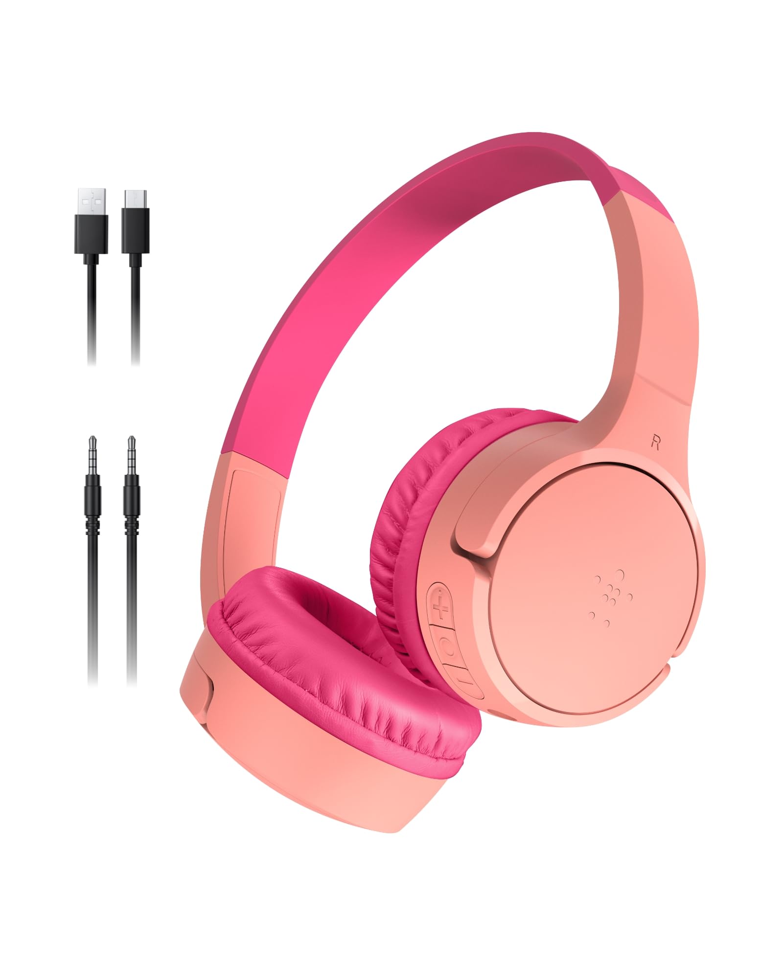 Kids Wired Headphones with Built-In Microphone