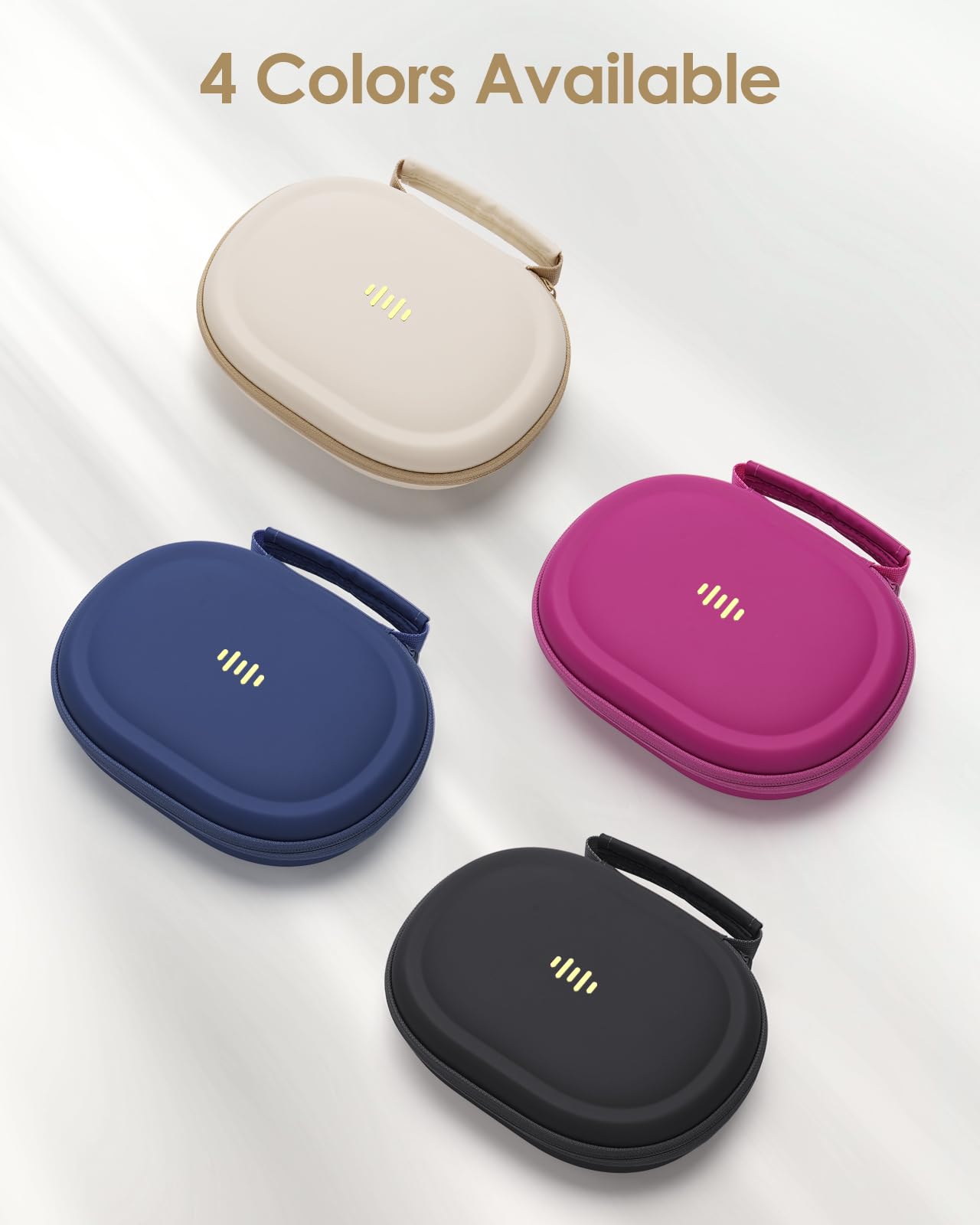 Hard Shell Headphone Travel Case with PU Pocket Organizer