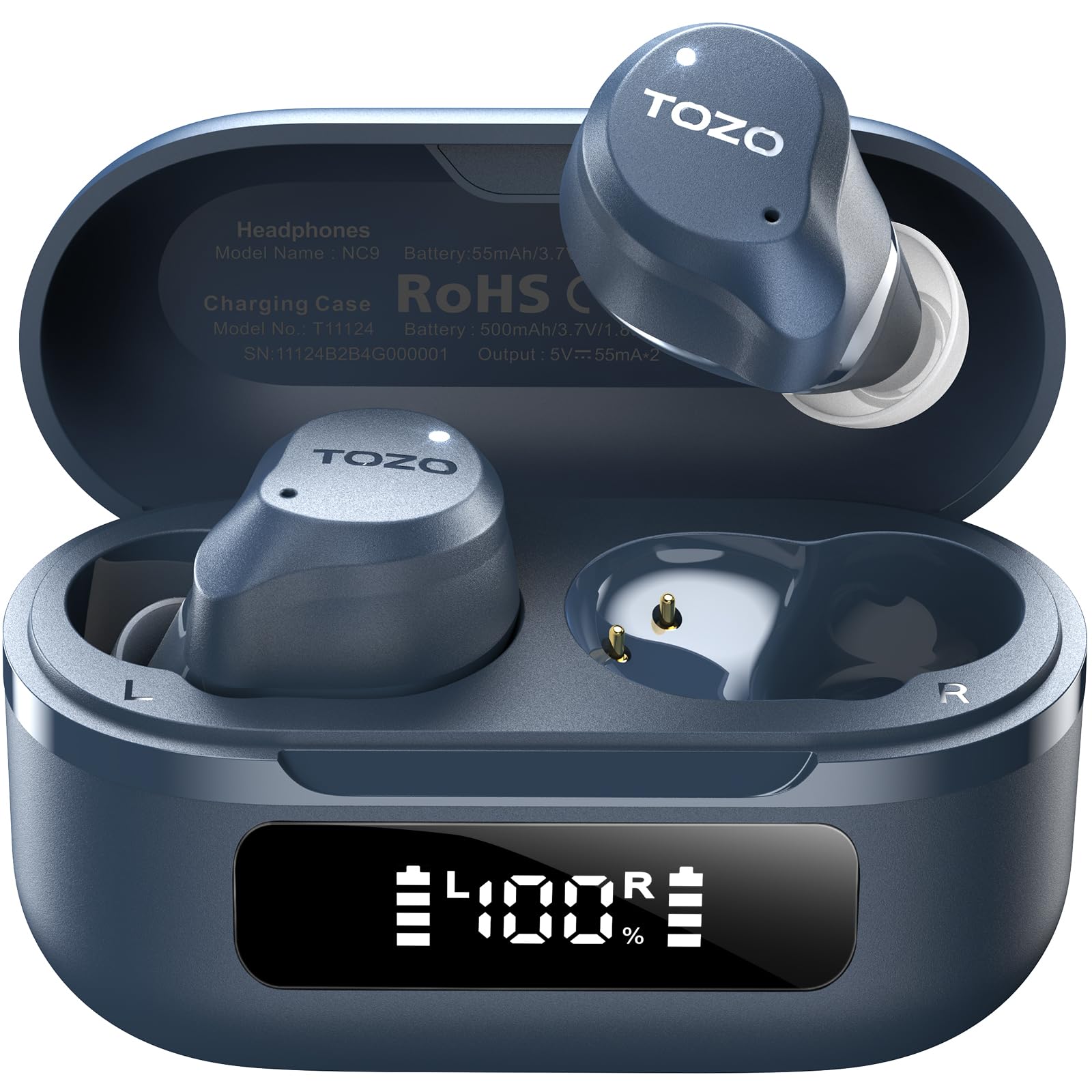 Hybrid Noise Cancelling Wireless Bluetooth Earbuds