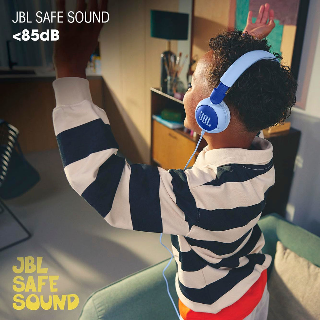 Kids Wired On-Ear Headphones with Mic and Safe Volume