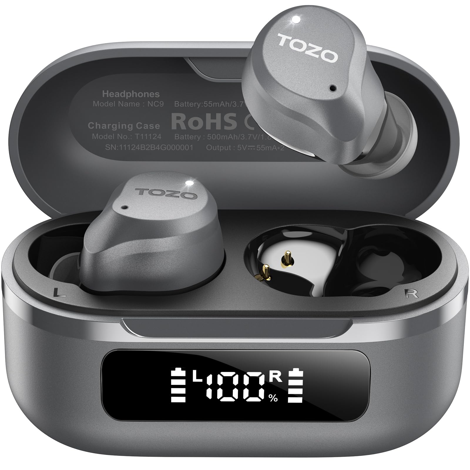 Hybrid Noise Cancelling Wireless Bluetooth Earbuds