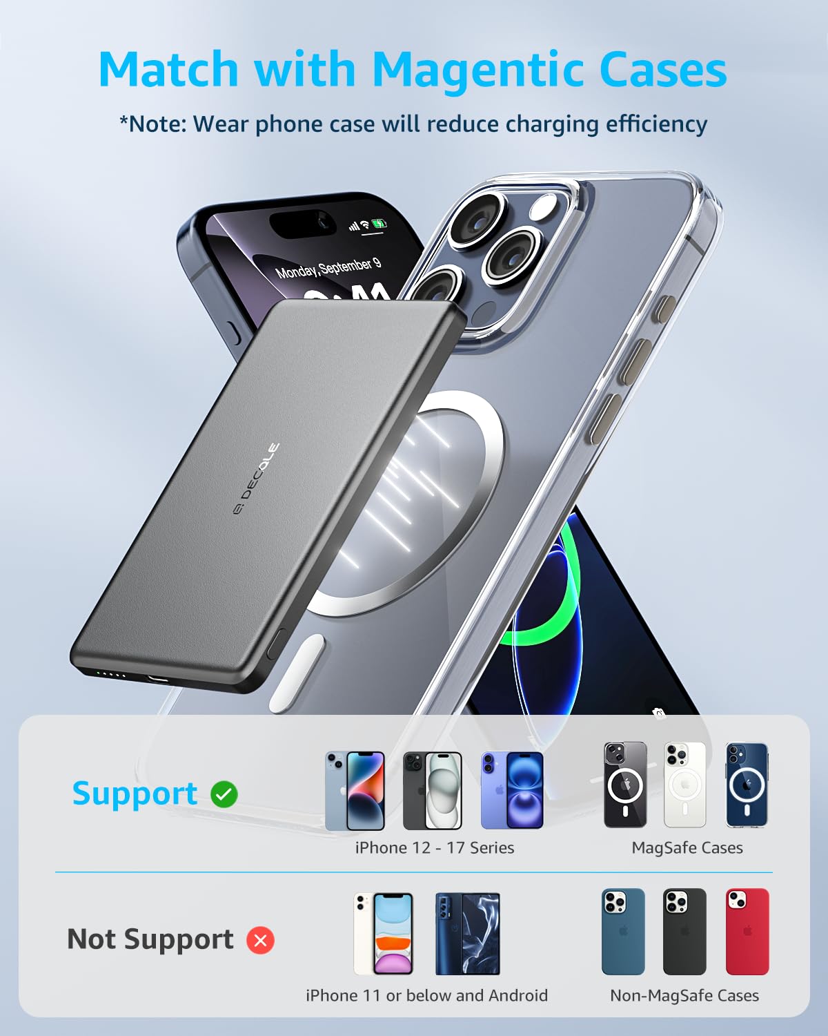 decqle magesafe Battery case v4