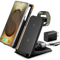 3-in-1 Wireless Charging Station for Phone Watch Earbuds