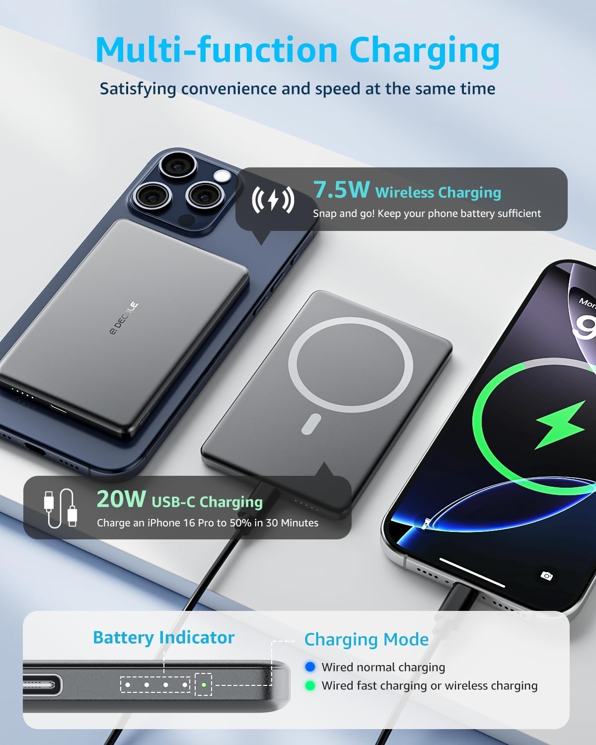 decqle magesafe Battery case v4