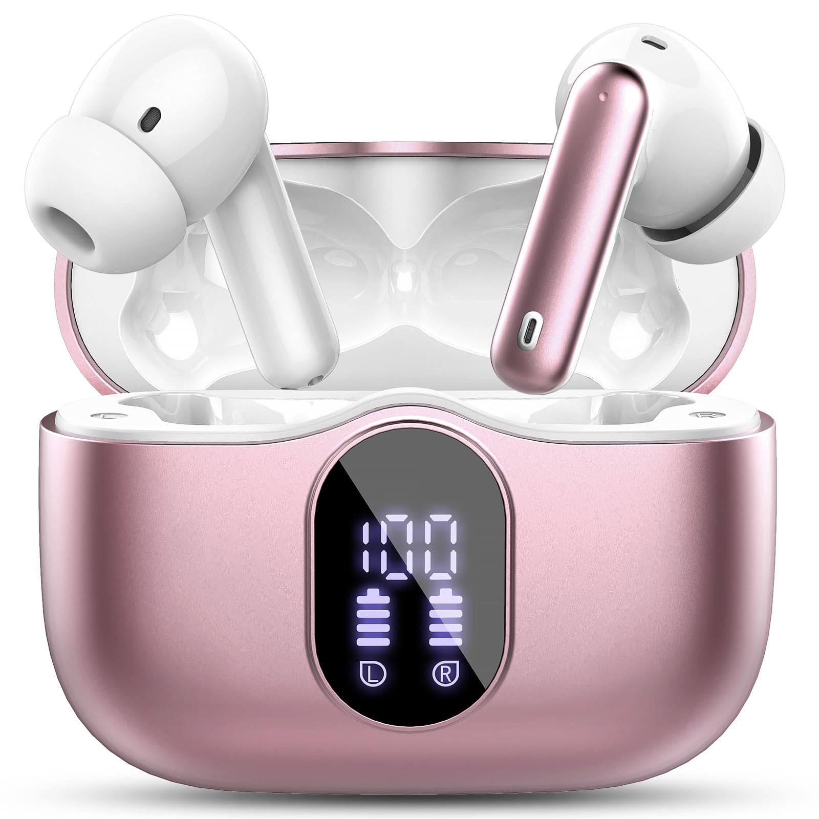 Wireless Bluetooth Earbuds with Deep Bass and Clear Calls