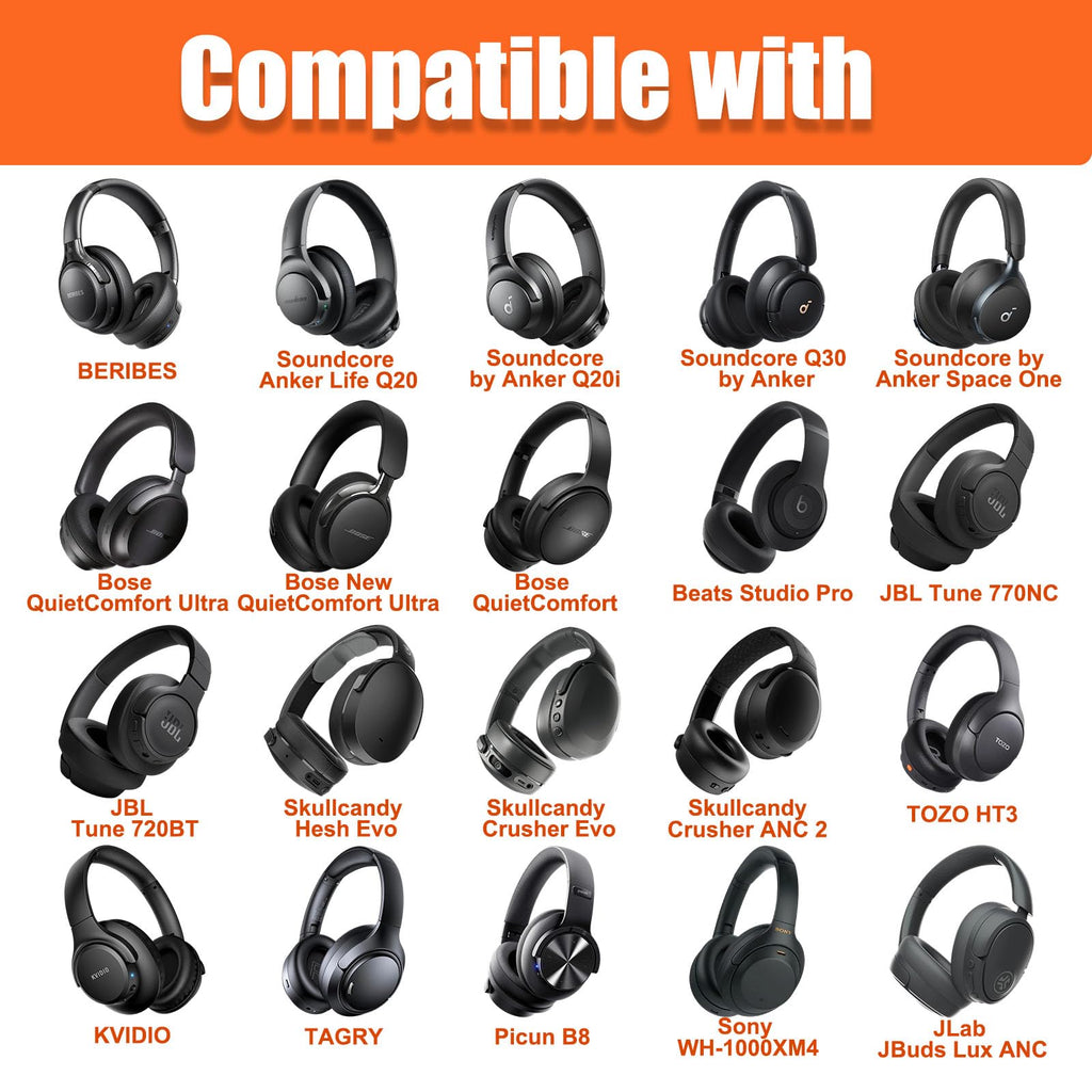 Hard Shell Travel Case for Wireless Noise Cancelling Headphones