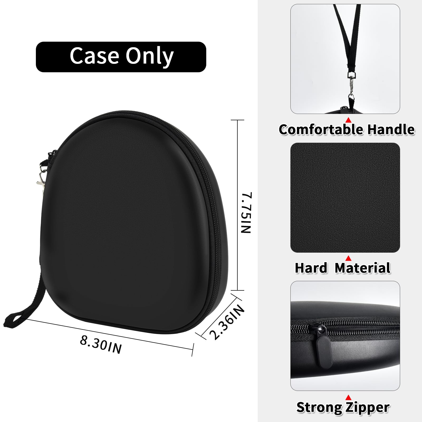 Hard Shell Travel Case for Wireless Noise Cancelling Headphones