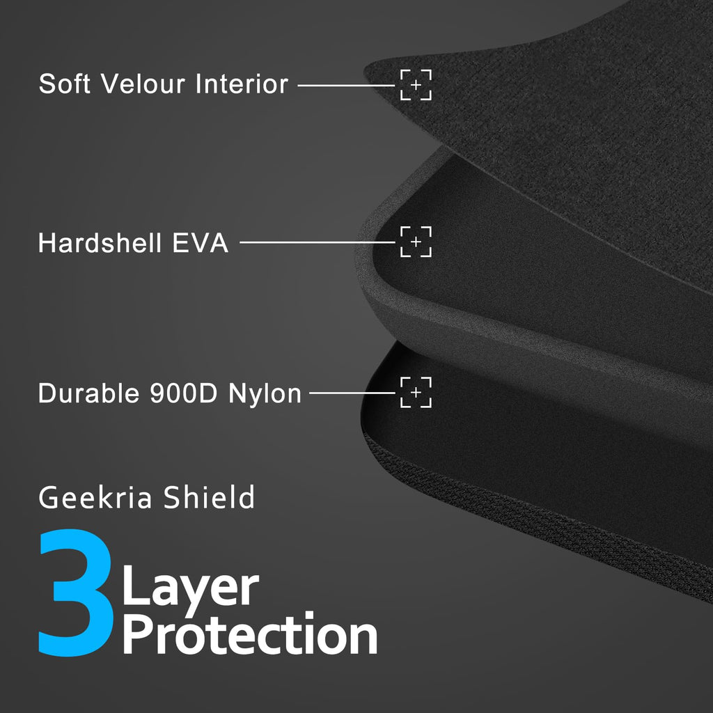 Hard Shell Travel Case for Large Over-Ear Headphones