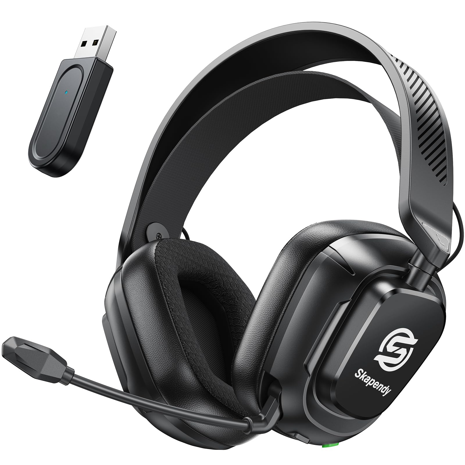 2.4GHz Wireless Gaming Headset with Noise Canceling Mic