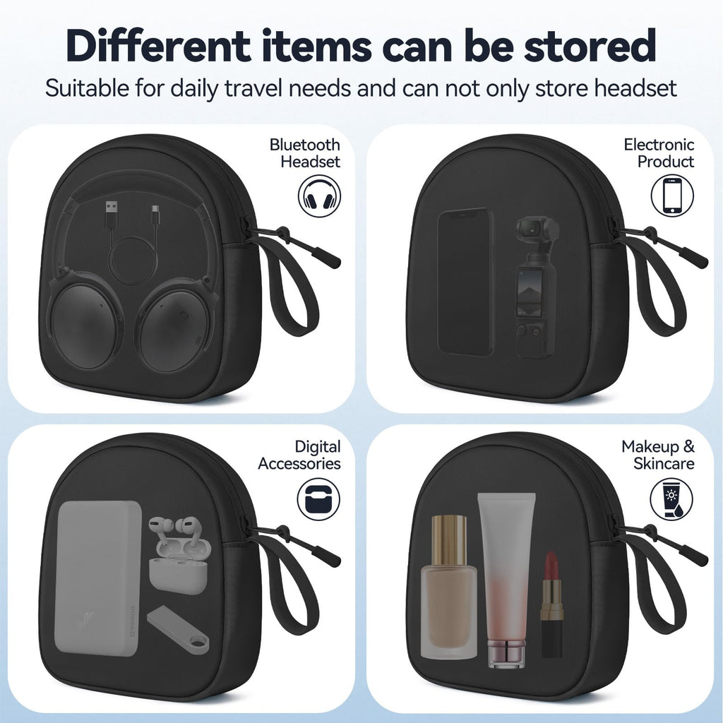 Hard Shell Carrying Case for Wireless Over-Ear Headphones