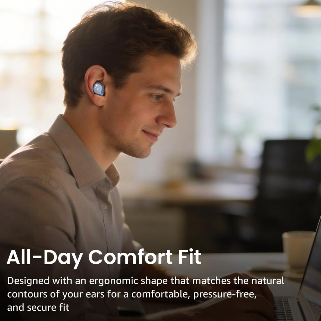 Hybrid Noise Cancelling Wireless Bluetooth Earbuds