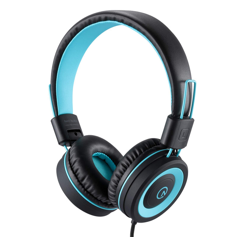 Kids Foldable Wired On-Ear Headphones with 3.5mm Jack