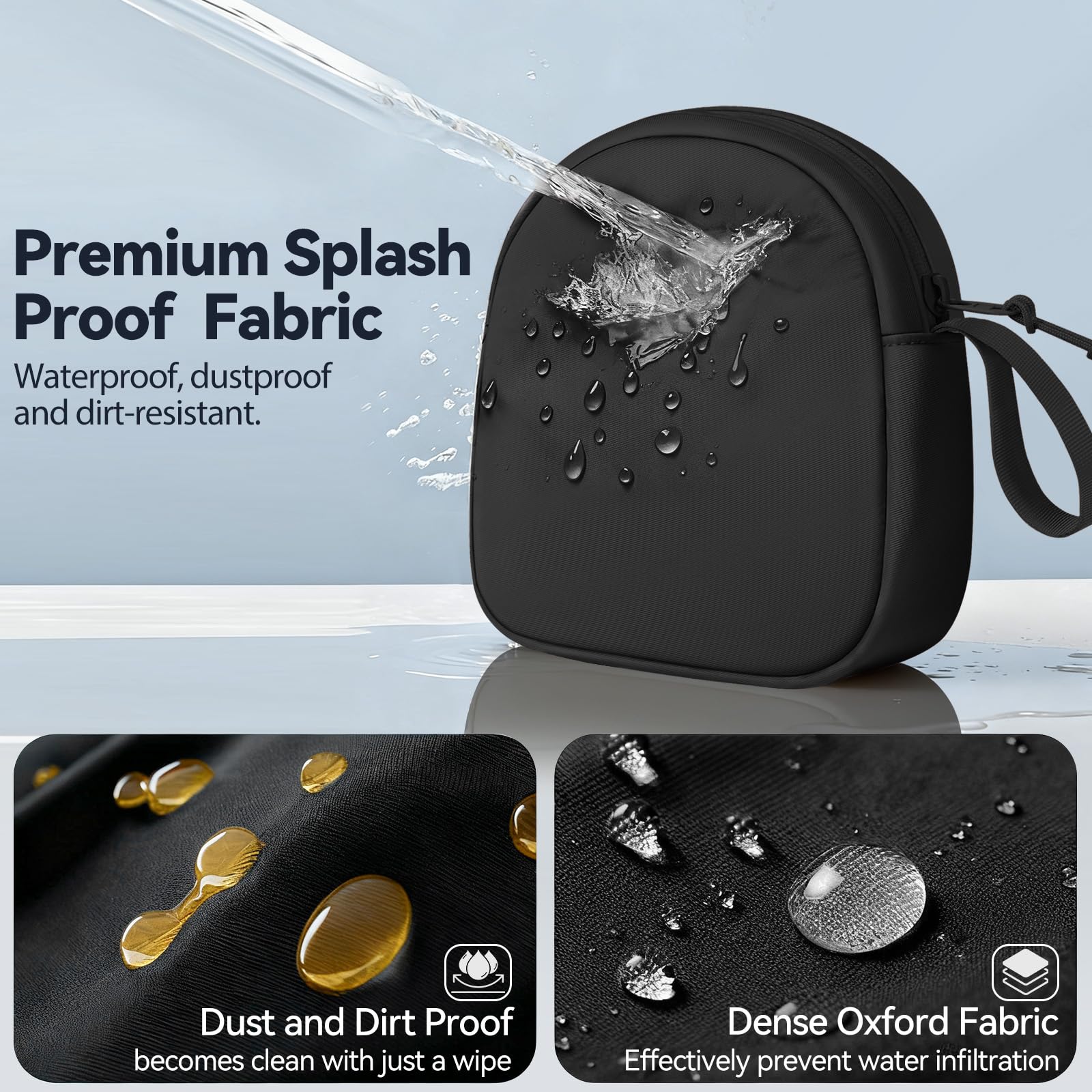 Hard Shell Carrying Case for Wireless Over-Ear Headphones