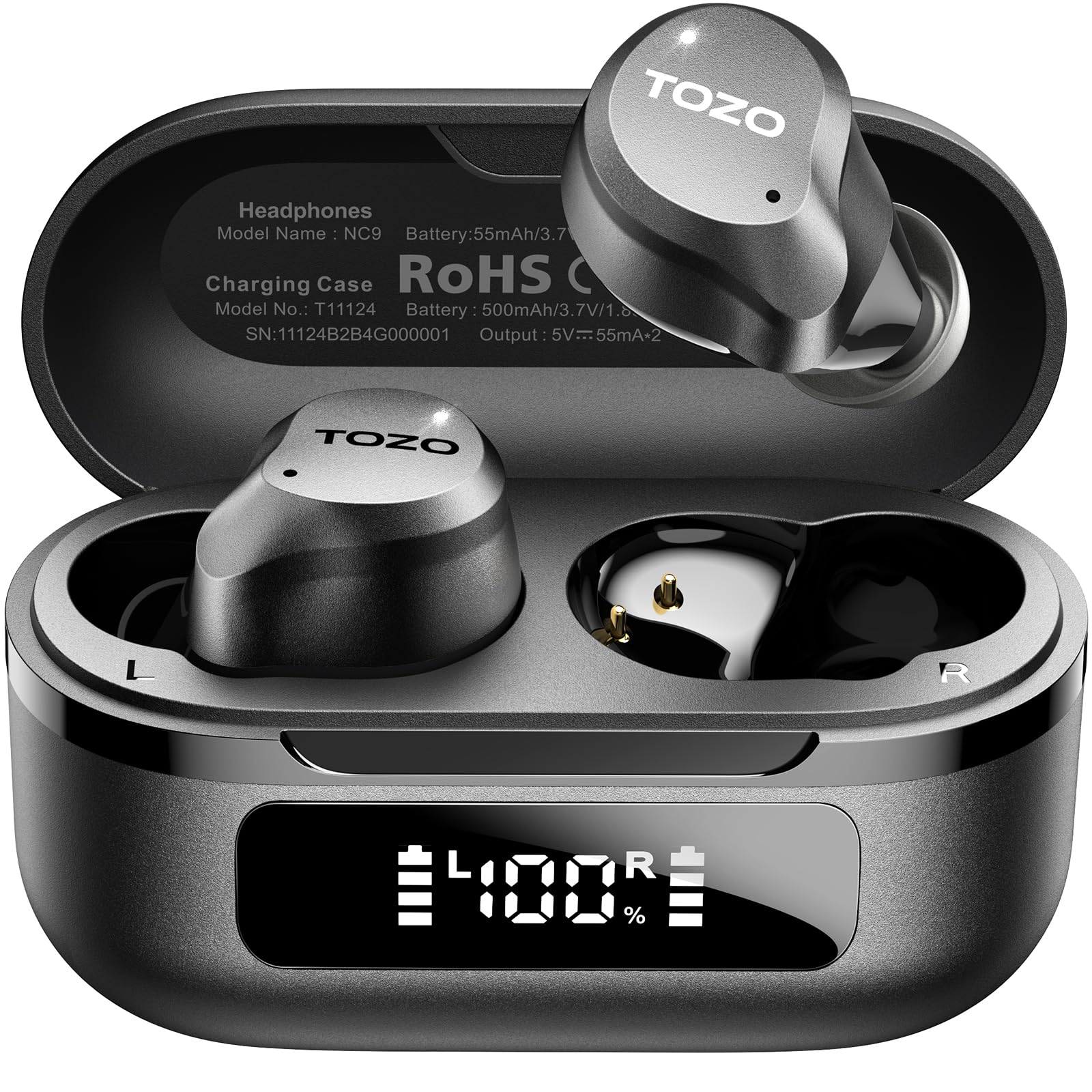 Hybrid Noise Cancelling Wireless Bluetooth Earbuds