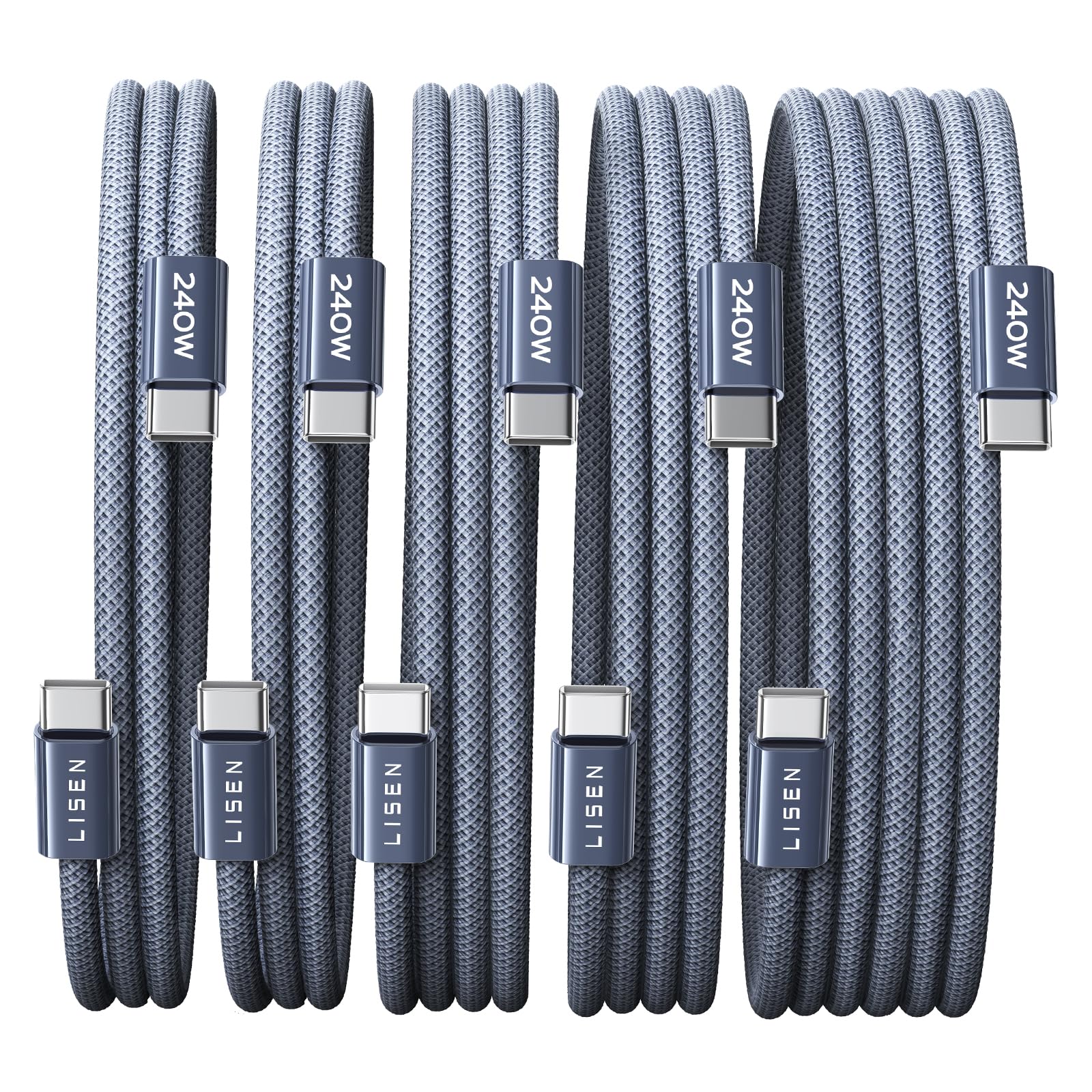 240W USB-C to USB-C Fast Charging Cable for Smart Devices