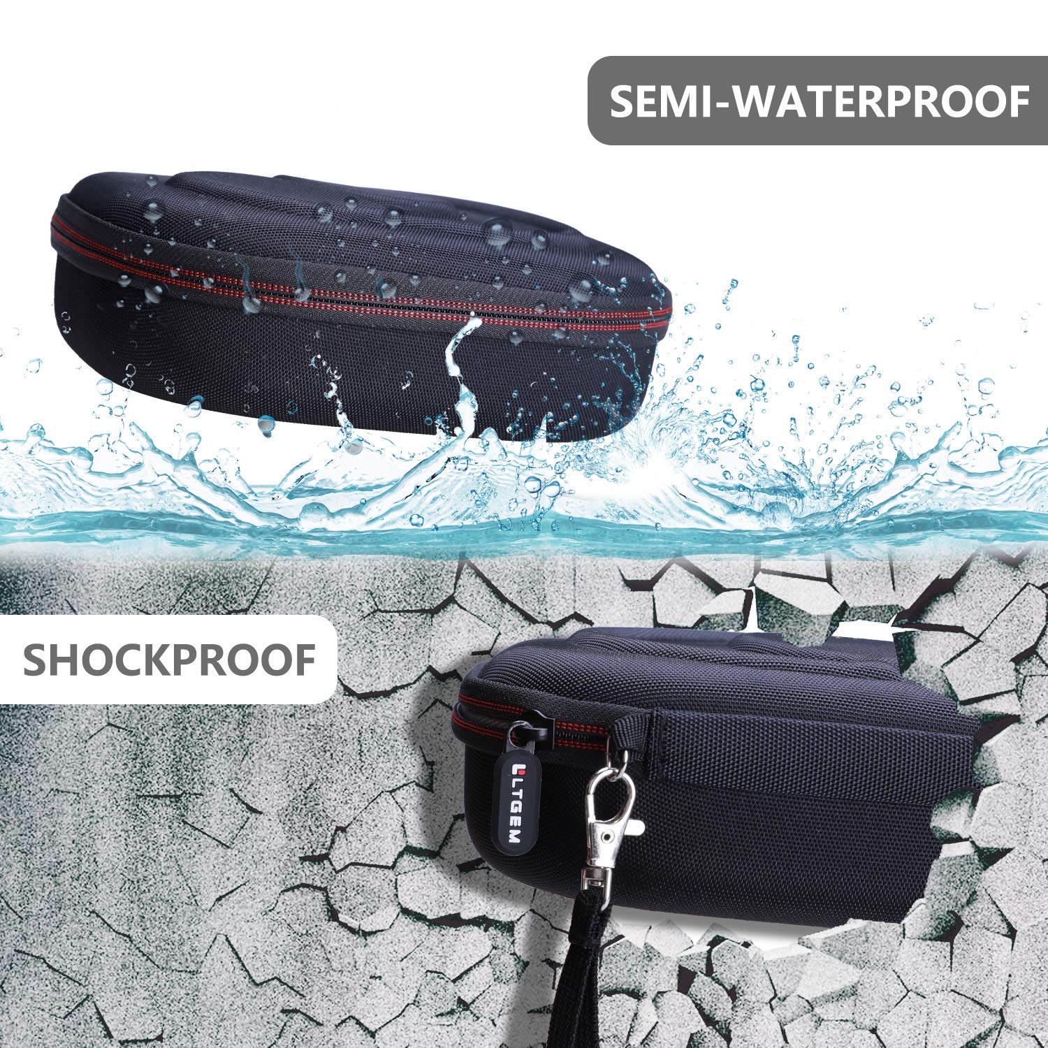 EVA Hard Shell Travel Case for Wireless Bluetooth Headphones