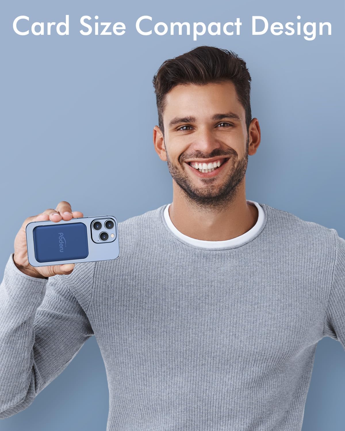 5000mAh Magnetic Wireless Power Bank with 20W Fast Charging