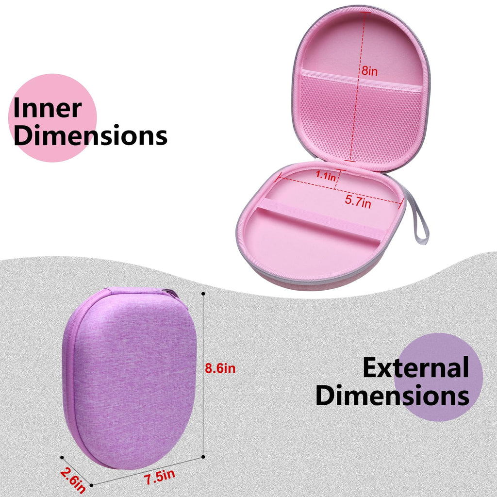 Hard Shell Travel Case for Wireless On-Ear Headphones